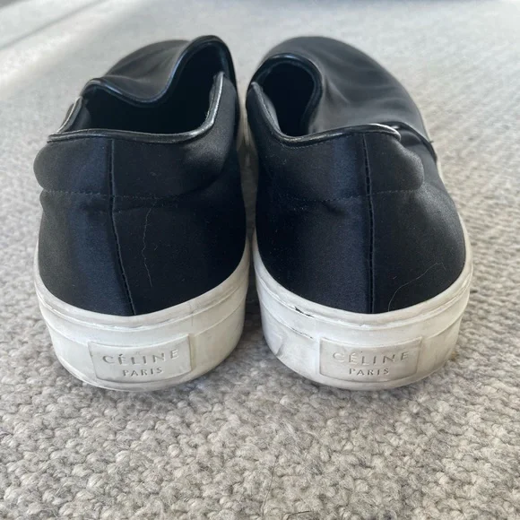 Celine Black Satin Slip-on - Picture 6 of 7
